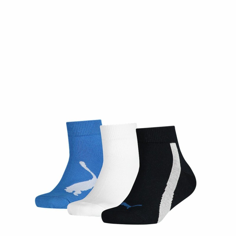 Chaussettes Puma  bwt quarter 100000970 003 3 Pièces Blue marine