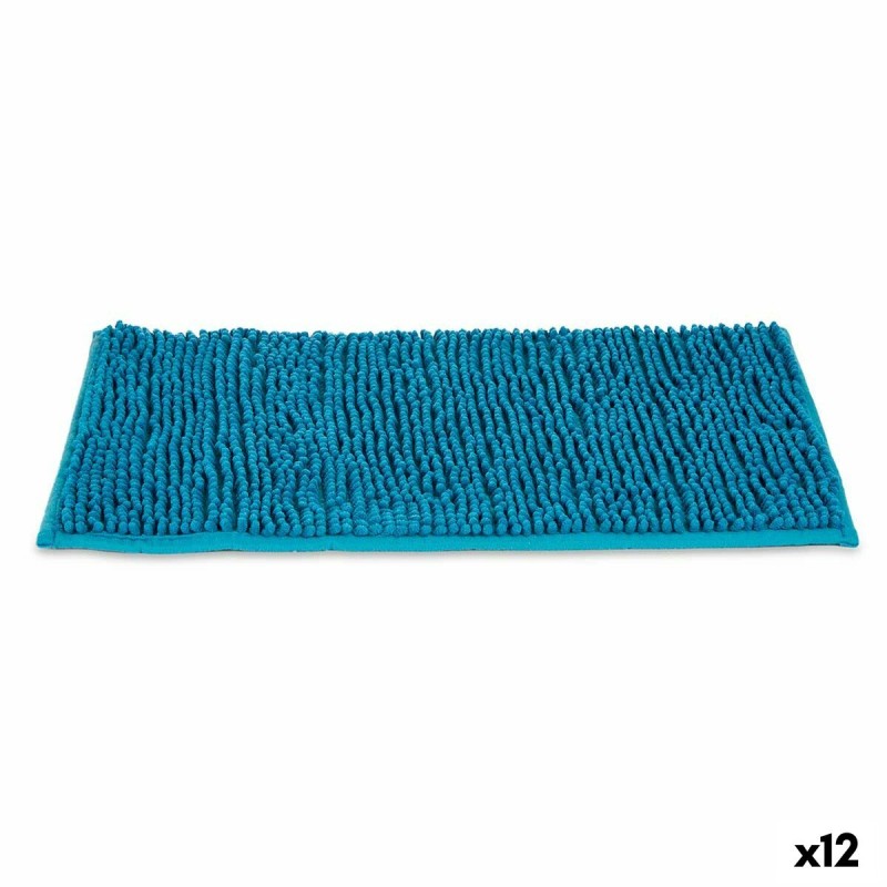 Bath rug Berilo BL/4 Blue Turquoise Azul Océano 40 x 60 cm 59 x 40 x 2,5 cm (12 Units)