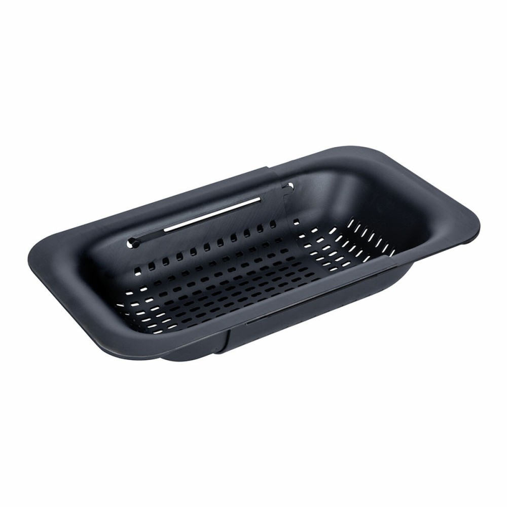 Extendable Dish Drainer for Sink Wenko Sievo 55012100 Black