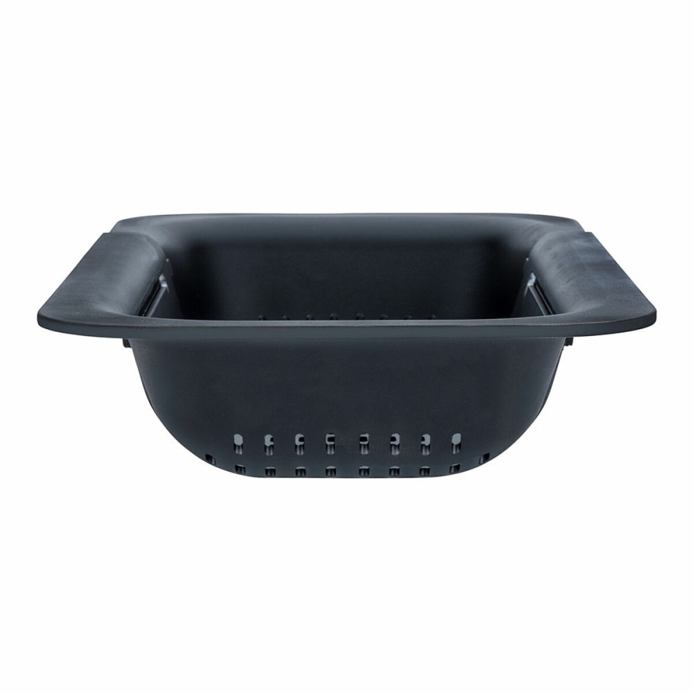 Extendable Dish Drainer for Sink Wenko Sievo 55012100 Black