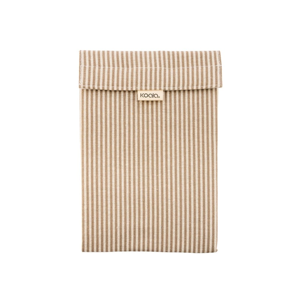 Brotzeitdose Koala Eco Friendly Beige Textil 26 x 17,5 cm Gestreift (12 Stück)