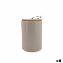 Bocal Quid Ozon Beige Céramique 10,4 x 16 cm (6 Unités)