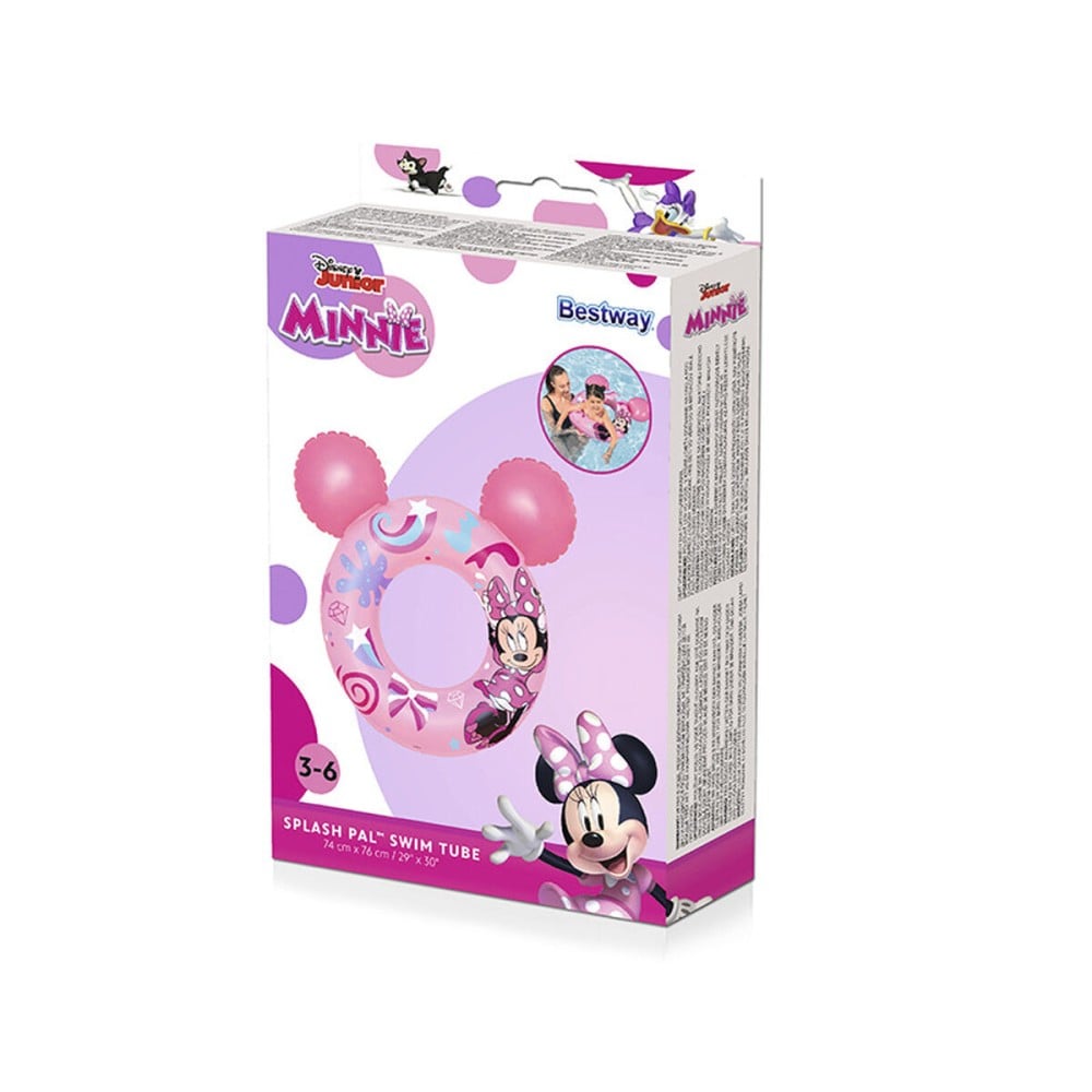 Bestway Disney Minnie Mouse Schwimmer Mit Ohren 74x76 cm +3 bis 6 Jahre Pool und Strand 09111