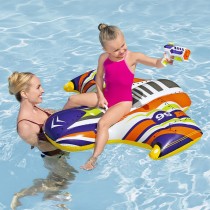 Bestway Aufblasbare Raumschiff-Figur mit Wasser-Pistole und Griff 117x107 cm +3 Jahre Strand & Pool 41503