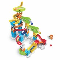 Murmel-Set Vtech Marble Rush Marble Run - Beginner Set Rundkurs + 4 Jahre Rennbahn mit Rampen 47 Stücke