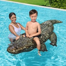 Bestway Aufblasbare Krokodilfigur mit Griffen 193x94 cm +3 Jahre Strand und Pool 41478