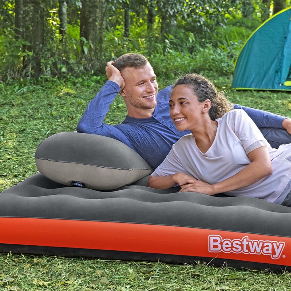 Bestway Doppelmatratze Roll & Relax 203x183x22 cm Aufblasbar und Camping 67703