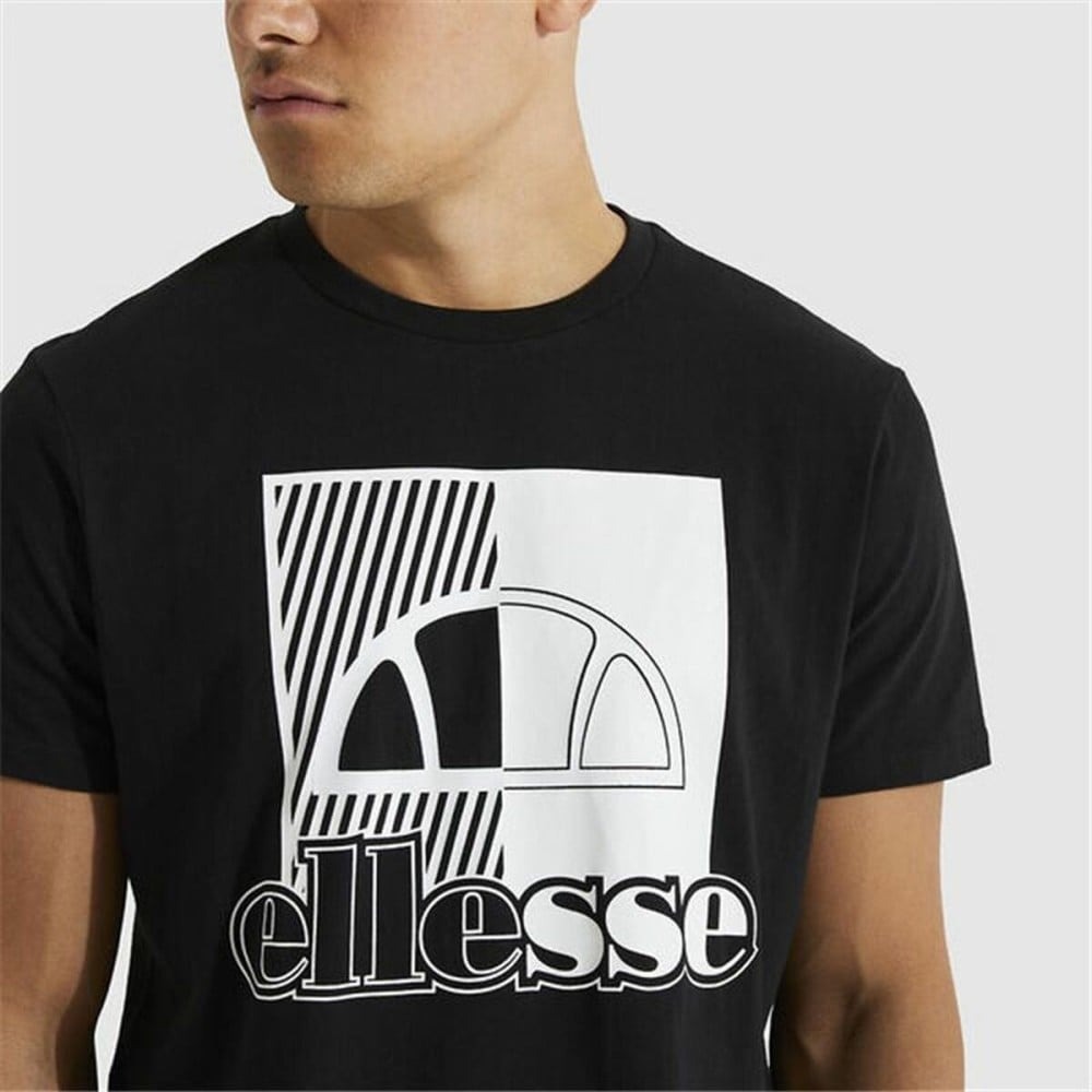 Herren Kurzarm-T-Shirt Ellesse Chamuel Schwarz