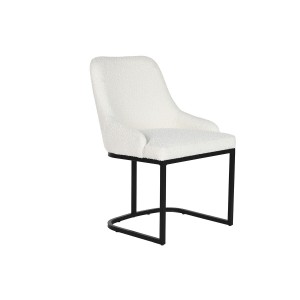 Chaise de Salle à Manger Home ESPRIT Blanc Noir 54 x 61 x 82,5 cm