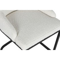 Chaise de Salle à Manger Home ESPRIT Blanc Noir 54 x 61 x 82,5 cm