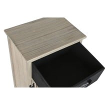 Schubladenschrank Home ESPRIT Schwarz natürlich Holz 40,5 x 29 x 73 cm