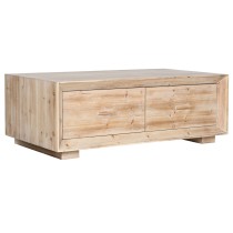 Table Basse Home ESPRIT Naturel Bois d'épicéa Bois MDF 130 x 70 x 46 cm