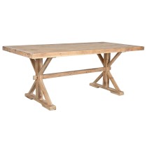 Dining Table Home ESPRIT Natural Wood 200 x 100 x 80 cm