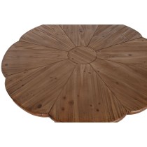 Dining Table Home ESPRIT Natural Wood 100 x 100 x 77 cm