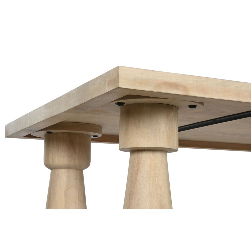 Table de Salle à Manger Home ESPRIT Naturel Bois de manguier 200 x 90 x 76 cm