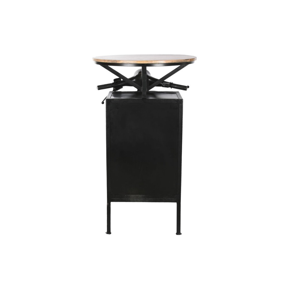 Side table Home ESPRIT Brown Black Iron Mango wood 116 x 72 x 110 cm