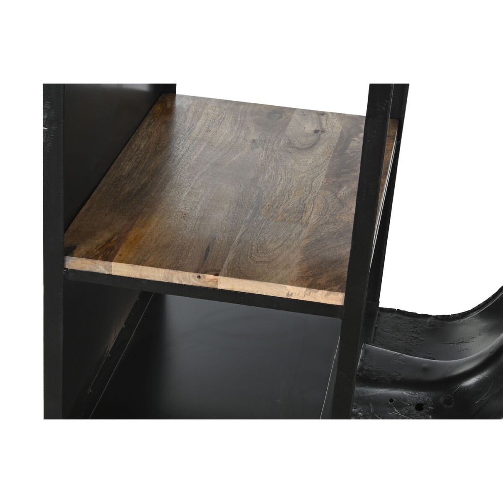 Side table Home ESPRIT Brown Black Iron Mango wood 116 x 72 x 110 cm