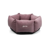 Lit pour chien Gloria Hondarribia Rose 75 x 75 cm Hexagonal