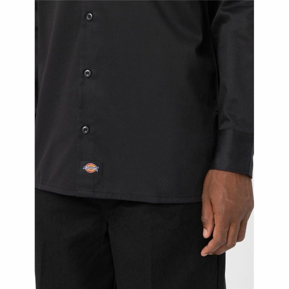 Herren Langarm-Hemd Dickies Wichita Schwarz