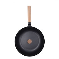 Pan Quid Naturalia Black Metal 28 cm With lid Stews