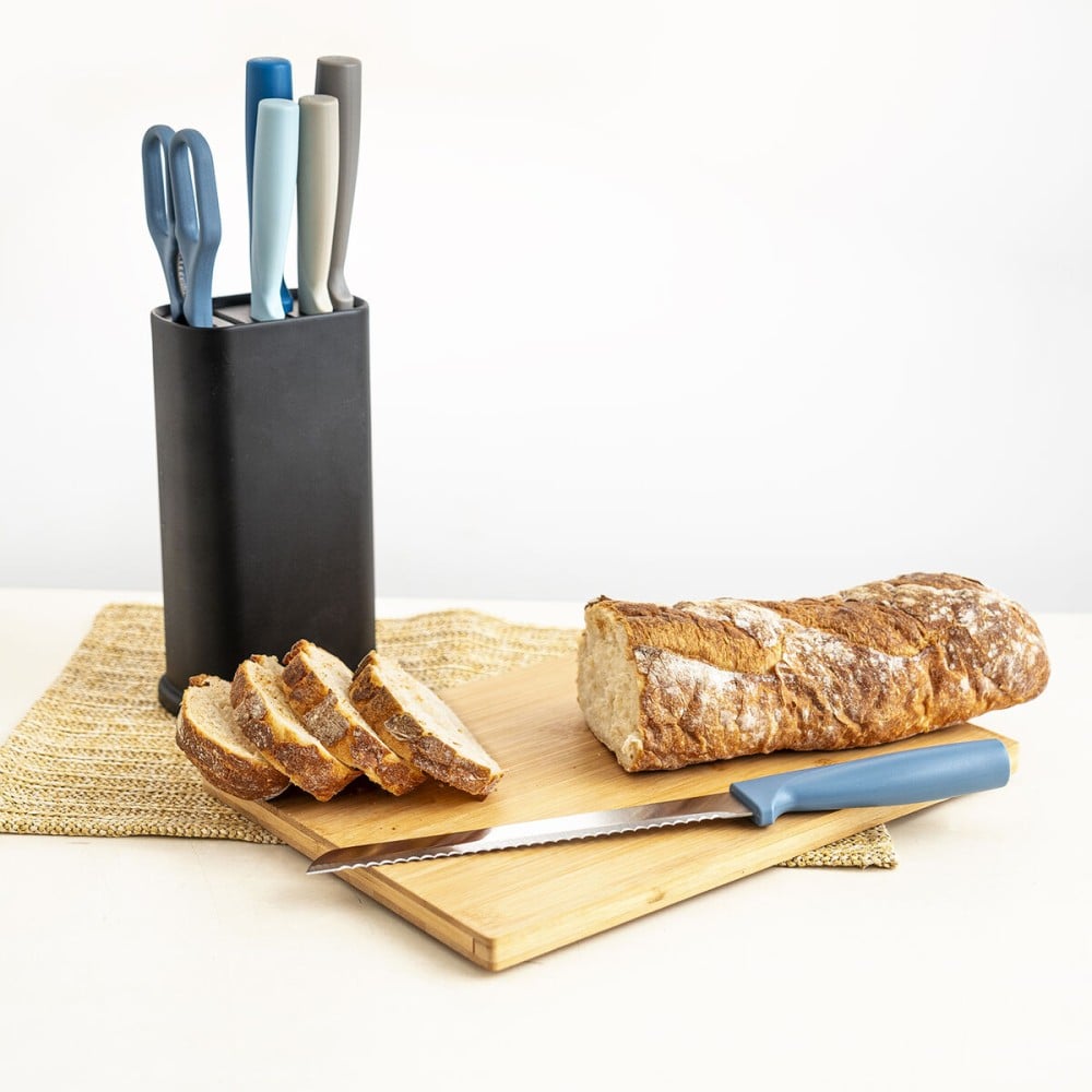 Ensemble de couteaux de cuisine et support Quid Ozon 21 x 13 x 8 cm 7 Pièces