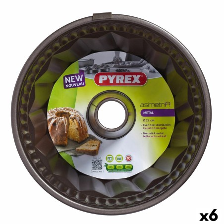 Backform Pyrex Asimetria Schwarz Metall Ring