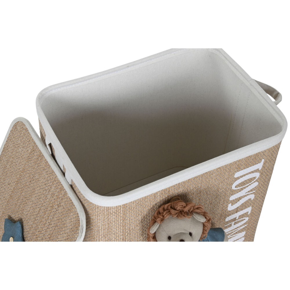 Panier à linge Home ESPRIT Vert Naturel Enfant 44 x 44 x 45 cm 4 Pièces