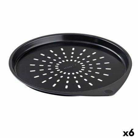 Pizzablech Pyrex Magic Schwarz Metall Ø 30 cm (6 Stück)