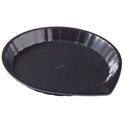 Cake Mould Pyrex Magic Black Metal Flat Circular Ø 30 cm 6 Units