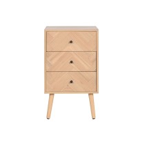 Nightstand Home ESPRIT Natural Paolownia wood MDF Wood 42 x 34 x 70 cm