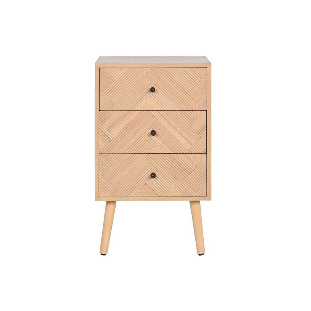 Nightstand Home ESPRIT Natural Paolownia wood MDF Wood 42 x 34 x 70 cm