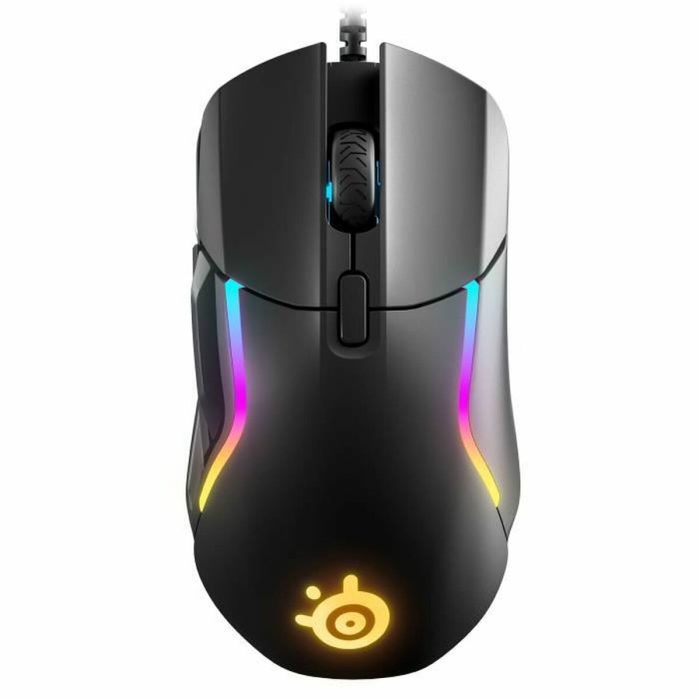 Mouse SteelSeries Rival 5 Black Gaming With cable LED Lights