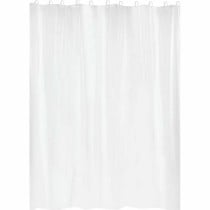 Rideau de Douche Gelco Blanc PVC PEVA 180 x 200 cm