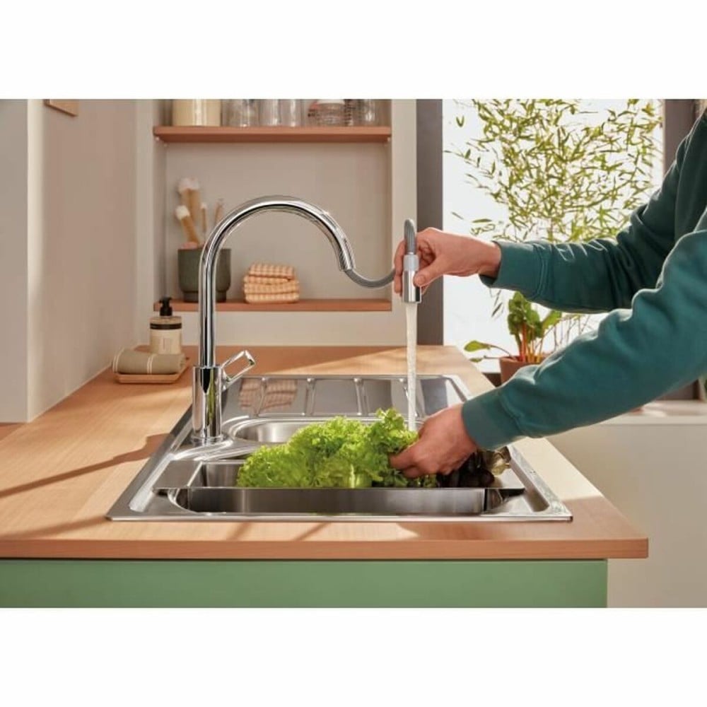 Mitigeur Grohe StartLoop Forme en C Laiton