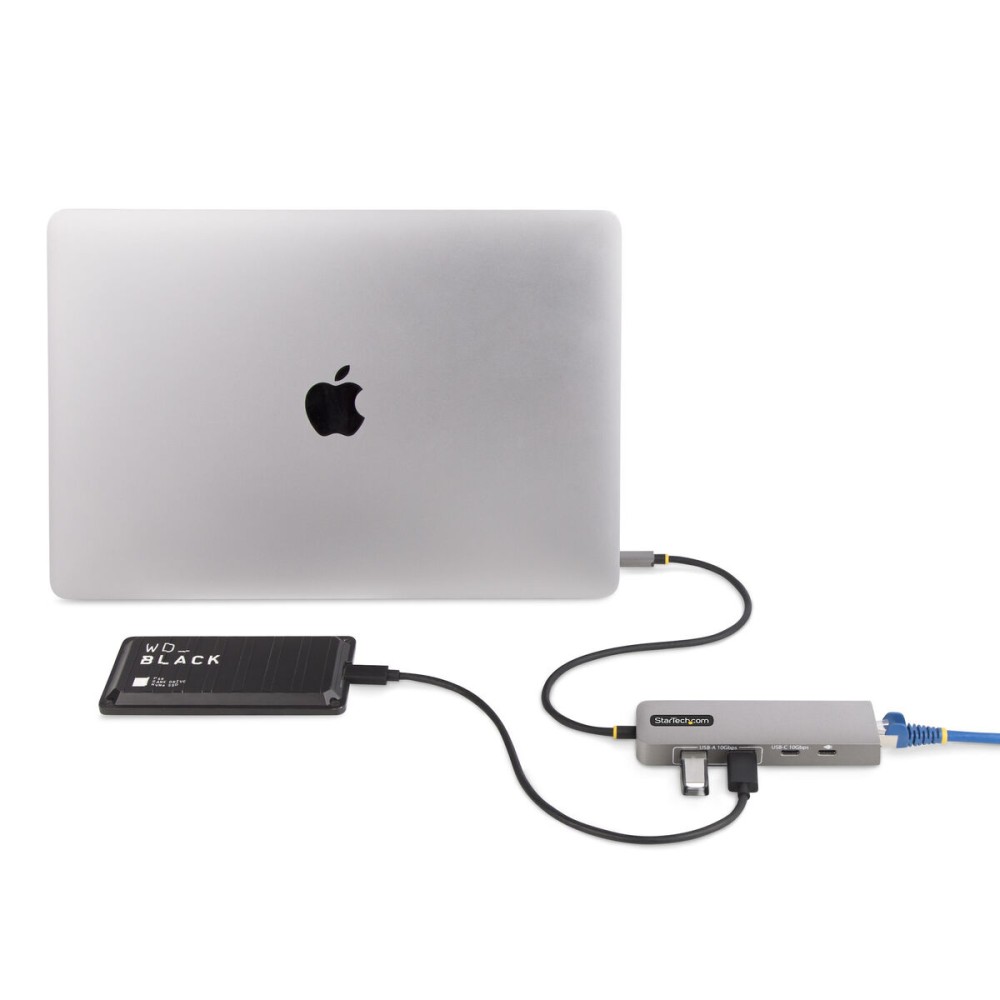 Hub USB-C Startech 10G2A1C25EPD-USB-HUB Gris