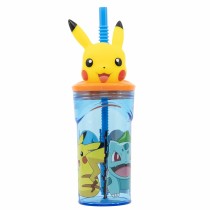 Water bottle Pokémon Multicolour PVC Plastic 360 ml 9 x 23 x 6 cm