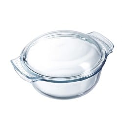 Ofenschüssel Pyrex Classic Vidrio Durchsichtig Glas 33 x 26 x 12 cm mit Deckel (3 Stück)