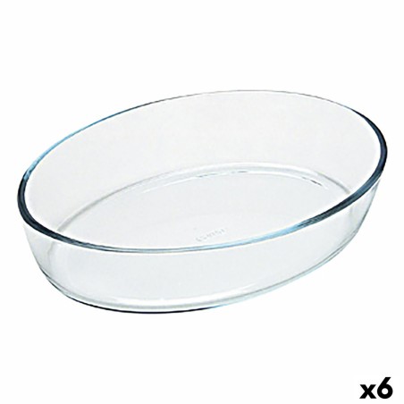 Plat de Four Pyrex Classic Vidrio Transparent verre Ovale 35 x 24 x 7 cm (6 Unités)