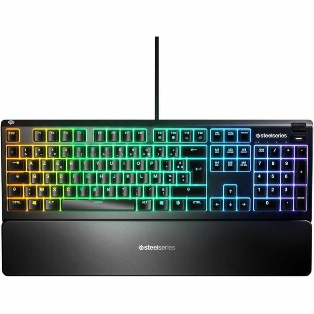 Clavier mécanique SteelSeries APEX 3 Noir Français AZERTY