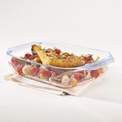 Ofenschüssel Pyrex Irresistible Durchsichtig Glas rechteckig 35 x 23,1 x 6,5 cm (6 Stück)