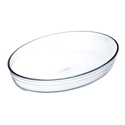 Ofenschüssel Ô Cuisine Ocuisine Vidrio Durchsichtig Glas Oval 40 x 28 x 7 cm (4 Stück)