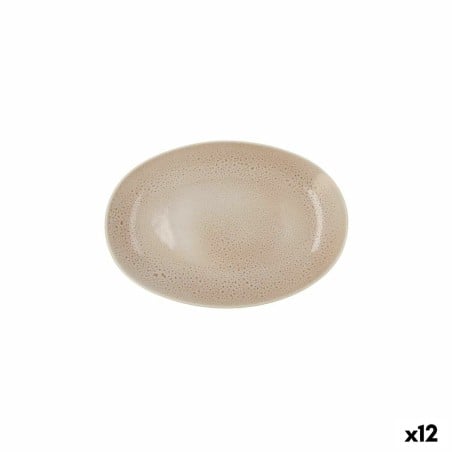 Plateau apéritif Ariane Porous Céramique Beige Ø 26 cm (12 Unités)