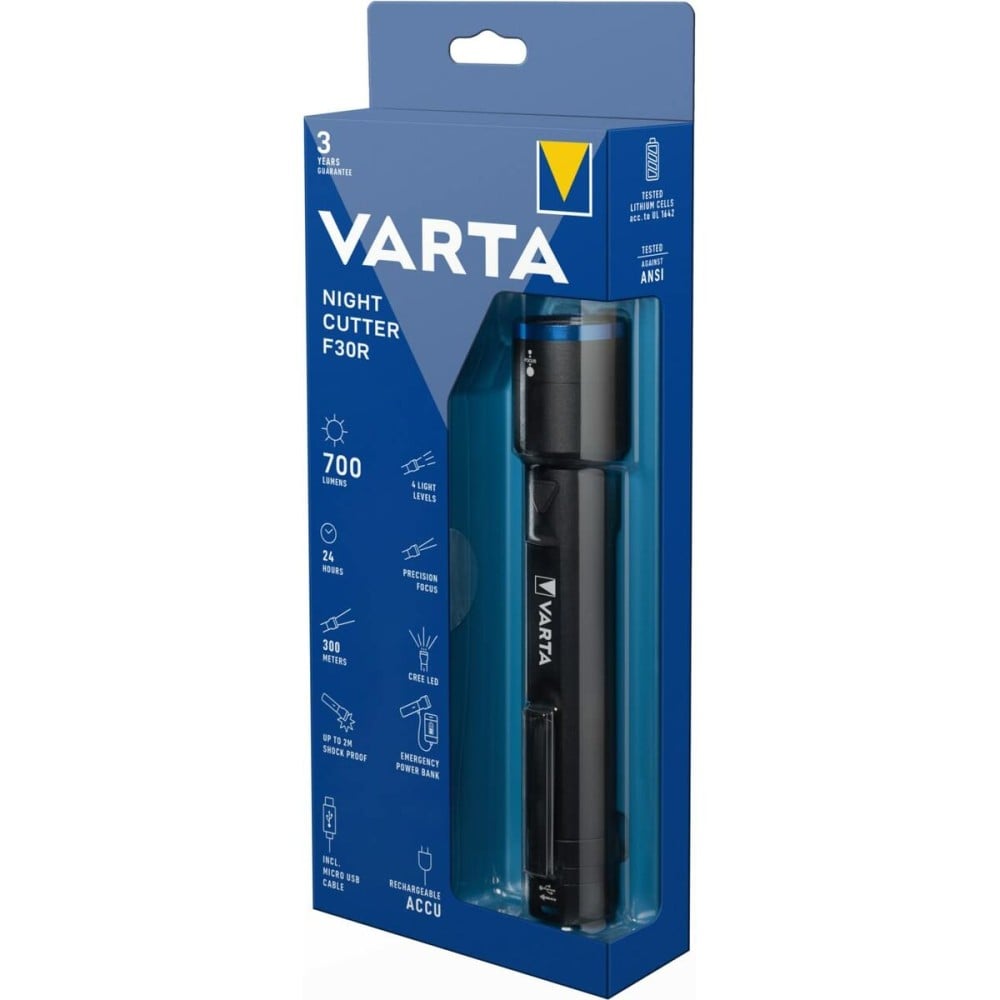 Taschenlampe LED Varta Night Cutter F30R Power Bank 700 lm