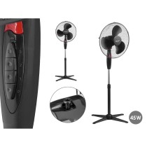 Freestanding Fan Argon FS-40B-B Black 45 W 43 x 60 x 102 cm