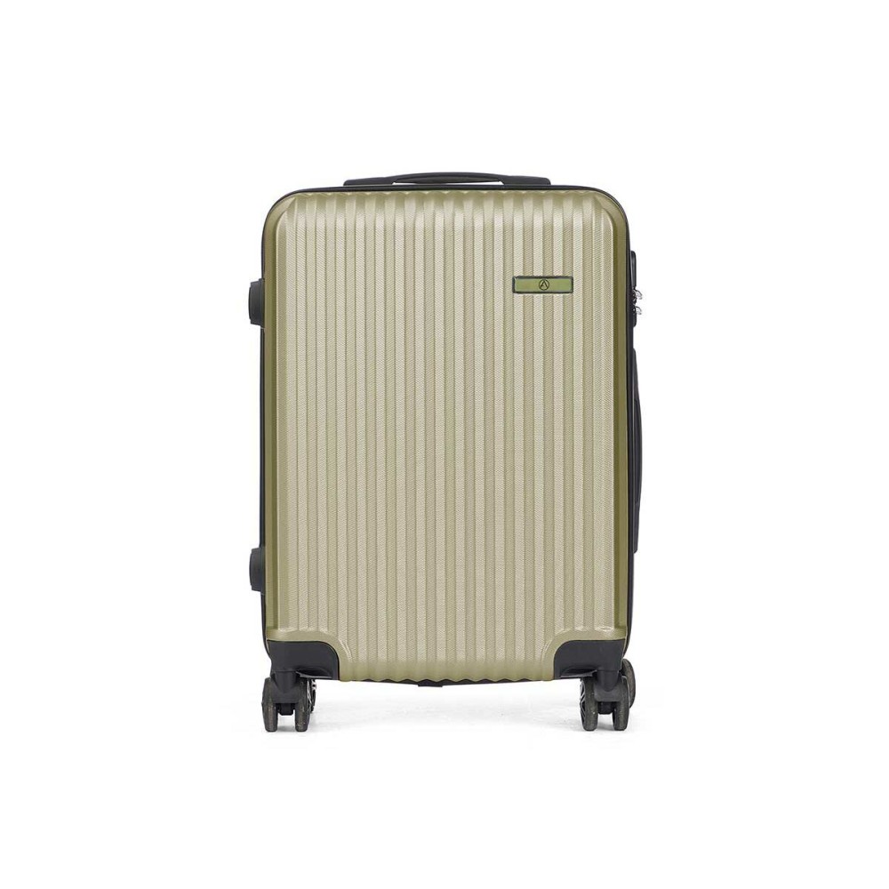 Cabin suitcase HT-017-N Green 55 x 35 x 20 cm Stripes