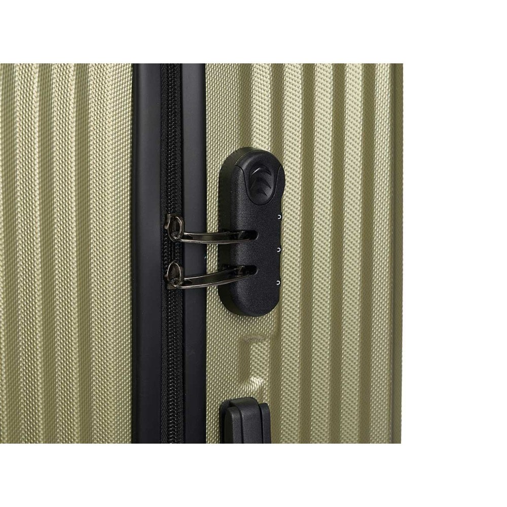 Cabin suitcase HT-017-N Green 55 x 35 x 20 cm Stripes