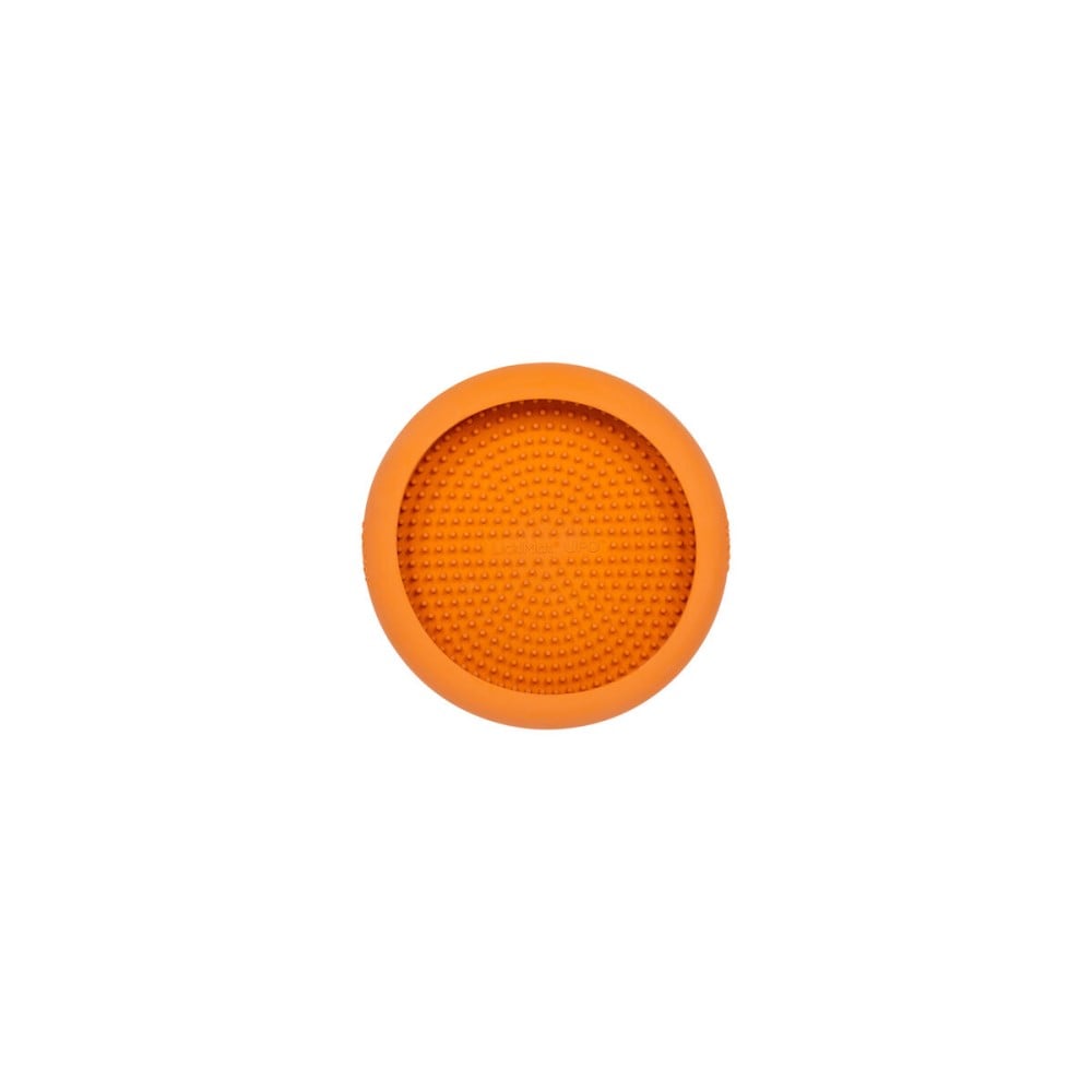 Dog Feeder Lickimat Orange Rubber Modern