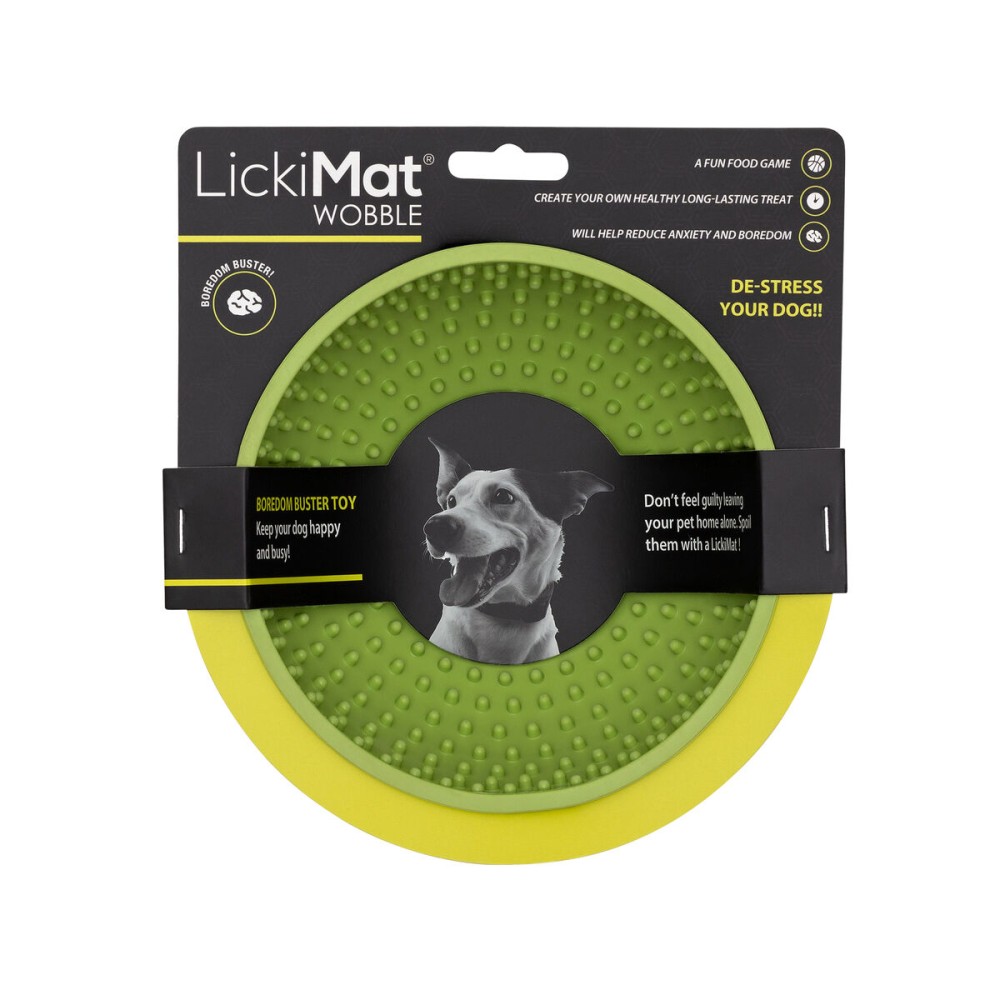 Mangeoire pour chiens Lickimat Vert Caoutchouc Moderne 600 ml