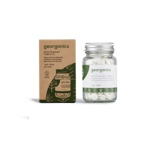 Mouthwash Georganics Tablet Tea tree 180 Units