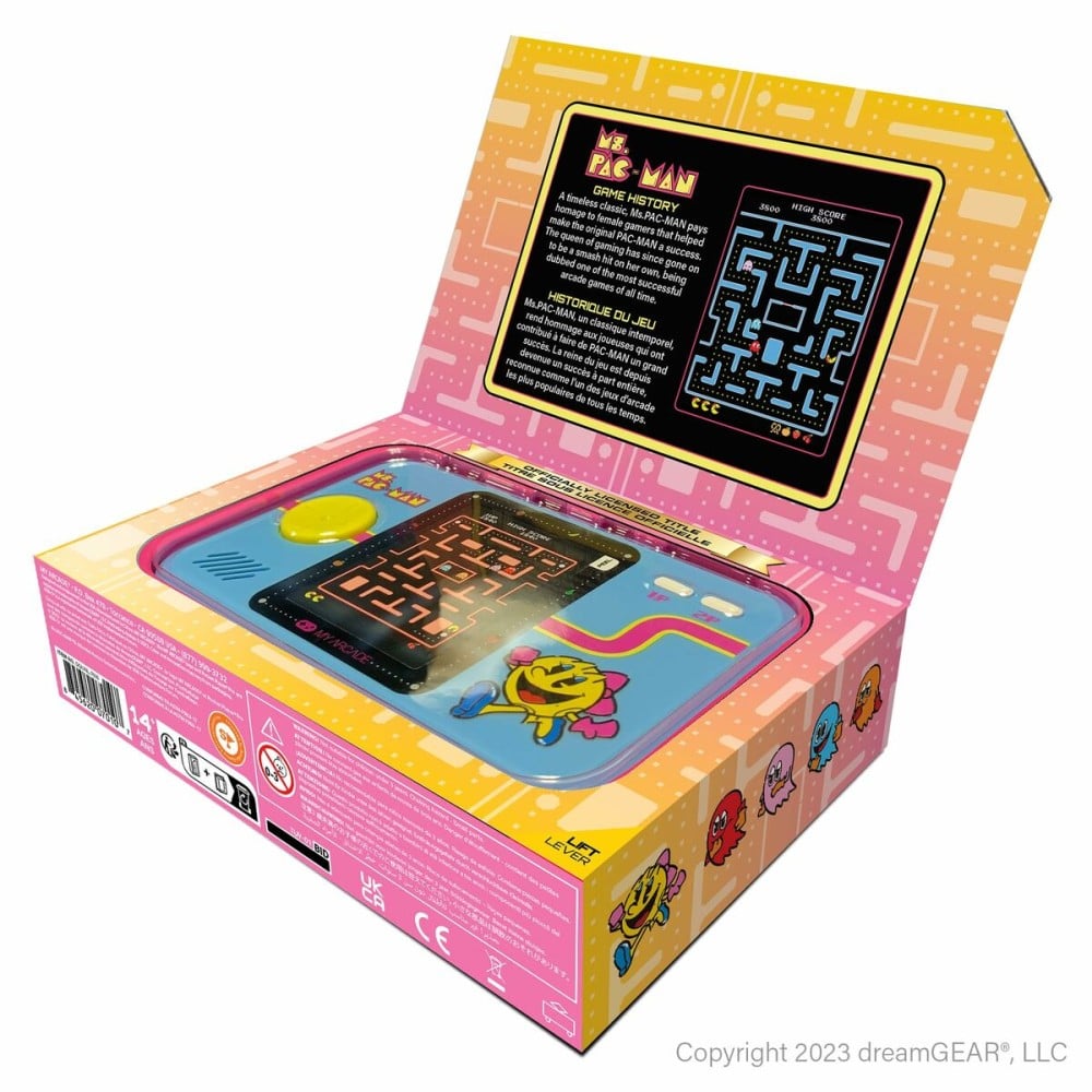 Tragbare Spielekonsole My Arcade Pocket Player PRO - Ms. Pac-Man Retro Games Blau